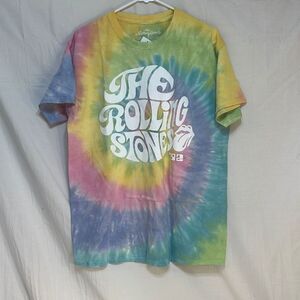 ‎Rolling Stones band tie dye T-shirt NWT-Large